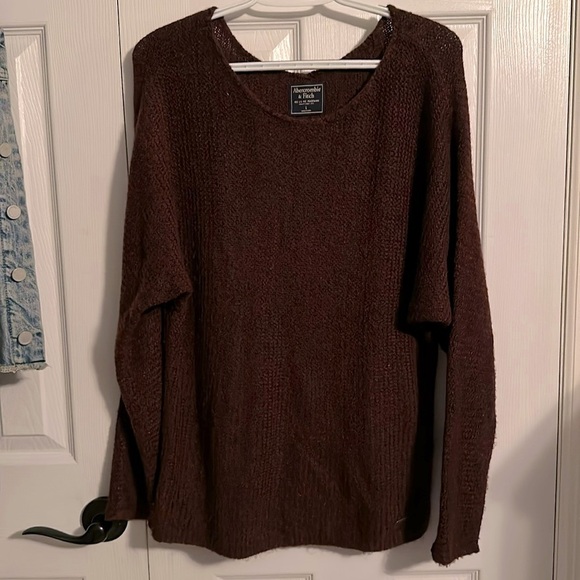 Abercrombie & Fitch Sweaters - Burgundy Abercrombie & Fitch Sweater